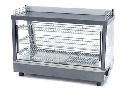 Beheiztes Lebensmitteldisplay – 136 l – 91,5 cm – 3 Regale