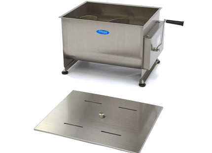 Kjøttmikser - 50L - 43kg Kjøtt - Dobbelaksel - Manuell
