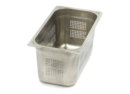 Gastronádoba – 1/3 GN – hloubka 15 cm – Nerezová ocel – Perforovaná
