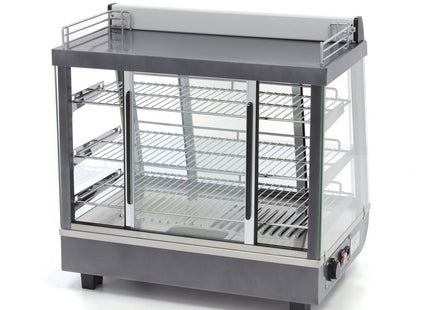 Podgrzewany ekspozytor na żywność - 96 l - 67,5 cm - 3 półki