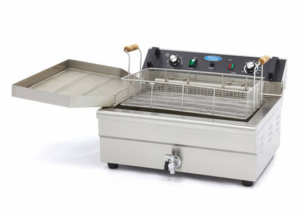 Deep Fryer - 20L - 1 Basket - with Drain Tap