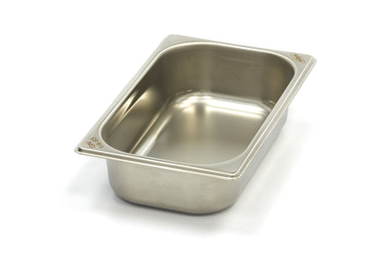 Gastronorm Container - 1/4 GN - 6,5cm Deep - Stainless Steel