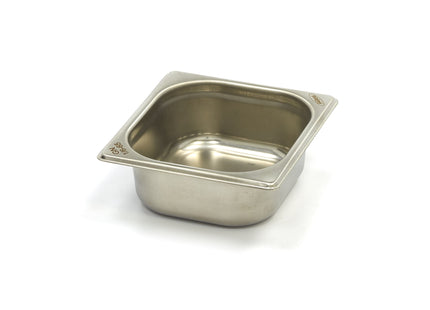 Gastronorm Container - 1/6 GN - 6,5cm Deep - Stainless Steel