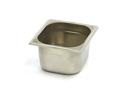 Gastronorm Container - 1/6 GN - 10cm Deep - Stainless Steel