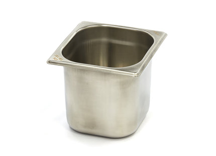 Gastronorm Container - 1/6 GN - 15cm Deep - Stainless Steel