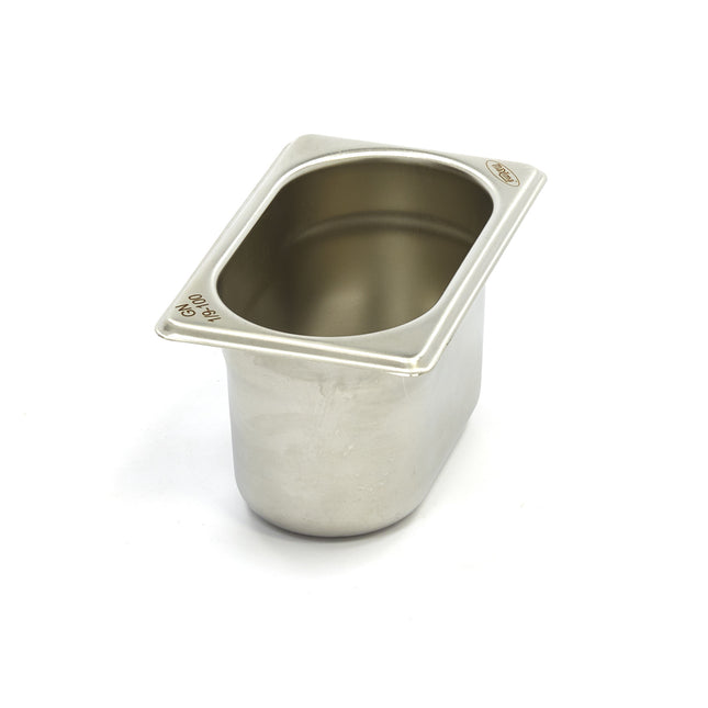 Gastronorm Beholder - 1/9 GN - 10cm dyp - Rustfritt stål