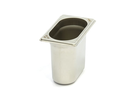 Gastronorm Container - 1/9 GN - 15cm Deep - Stainless Steel