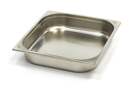 Gastronorm Container - 2/3 GN - 6,5cm Deep - Stainless Steel
