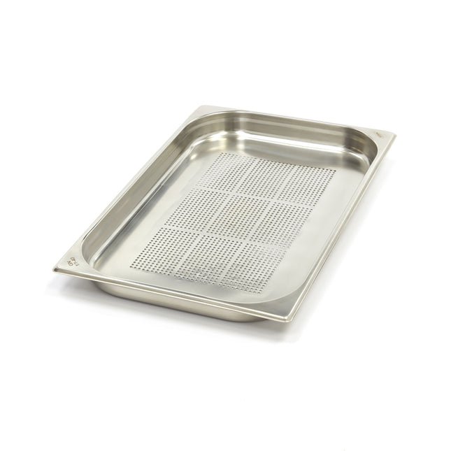 Gastronorm Beholder - 1/1 GN - 4cm dyp - Rustfritt stål - Perforert