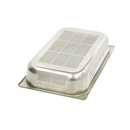Gastronorm beholder - 1/1 GN - 10 cm dyb - Rustfrit stål - Perforeret