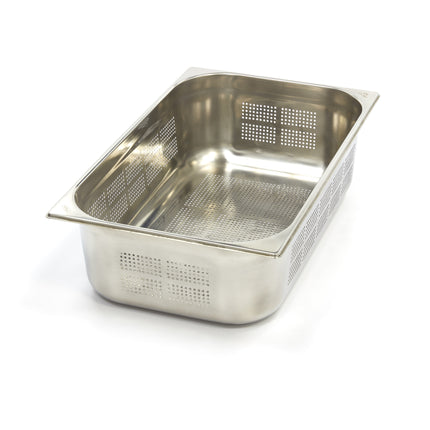Gastronorm beholder - 1/1 GN - 15 cm dyb - Rustfrit stål - Perforeret
