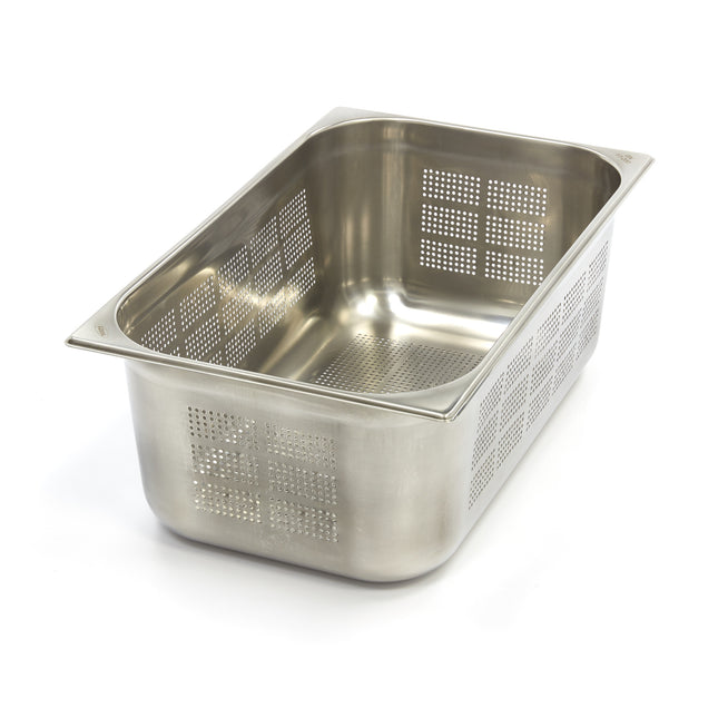 Gastronorm beholder - 1/1 GN - 20 cm dyp - Rustfritt stål - Perforert