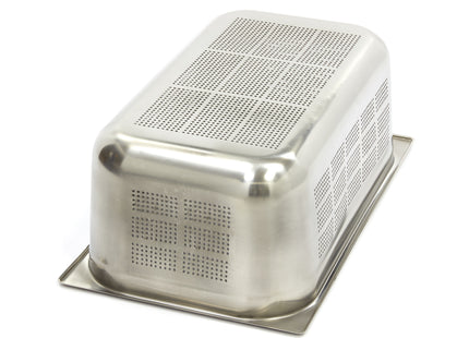 Récipient Gastronorme - 1/1 GN - Profondeur 20 cm - Inox - Perforé