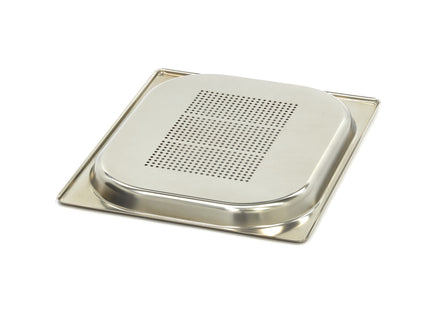 Gastronorm Beholder - 1/2 GN - 2cm dyp - Rustfritt stål - Perforert