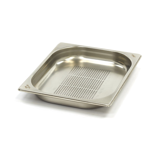 Gastronorm Beholder - 1/2 GN - 4cm dyp - Rustfritt stål - Perforert