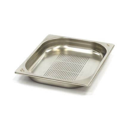 Gastronorm Beholder - 1/2 GN - 4cm dyp - Rustfritt stål - Perforert