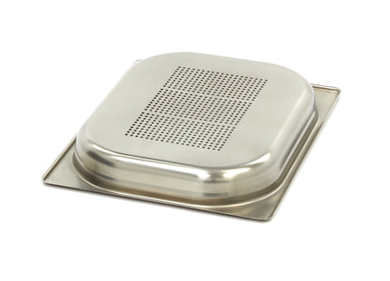 Gastronorm Container - 1/2 GN - 4cm Deep - Stainless Steel - Perforated