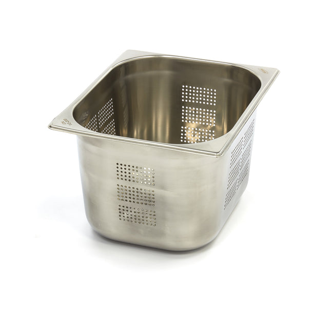 Gastronorm beholder - 1/2 GN - 20 cm dyp - Rustfritt stål - Perforert