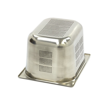 Gastronorm beholder - 1/2 GN - 20 cm dyb - Rustfrit stål - Perforeret