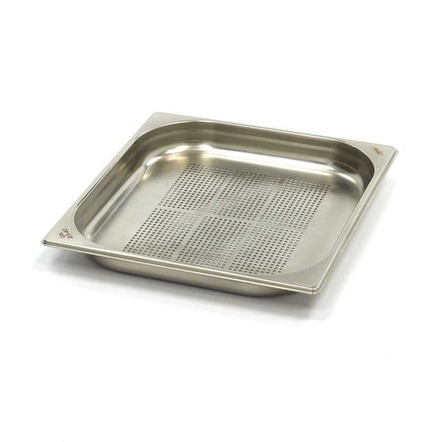 Gastronádoba – 2/3 GN – hloubka 4 cm – Nerezová ocel – Perforovaná