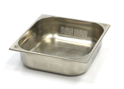 Gastronorm beholder - 2/3 GN - 10cm dyp - Rustfritt stål - Perforert