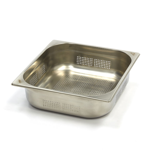 Gastronorm beholder - 2/3 GN - 10cm dyp - Rustfritt stål - Perforert