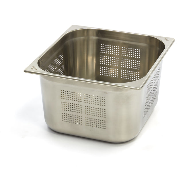 Gastronorm beholder - 2/3 GN - 20 cm dyp - Rustfritt stål - Perforert