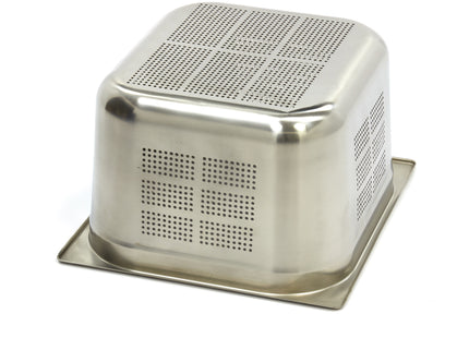 Récipient Gastronorme - 2/3 GN - Profondeur 20 cm - Inox - Perforé