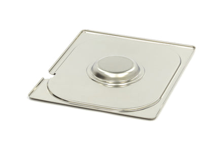 Couvercle Gastronorm -1/2 GN - Inox - avec évidement