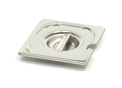 Gastronorm Lid - 1/6 GN - Stainless Steel - with Recess