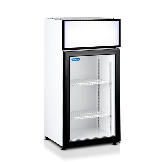 Präsentationskühler – 50 l – 2 verstellbare Regale