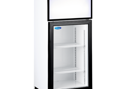 Displaykøler - 80L - 2 justerbare hylder