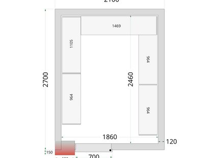 Panele chłodnicze 120 mm - CR 210x270x220