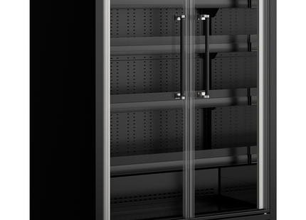 Glacière multi-étages pour supermarché - Galaxy+ GP10FGD Maxi Black
