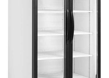 2-deurs displaykoeler met overkapping - FSC891H