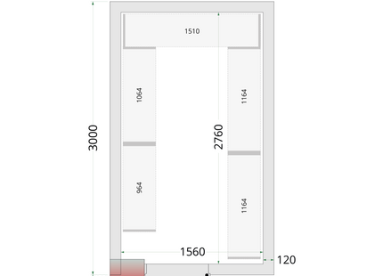 Coldroom Panels 120 mm - CR 180x300x220