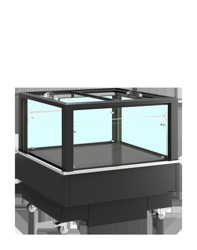 Zwarte impulskoeler/vriezer - EIB-D1010-B1