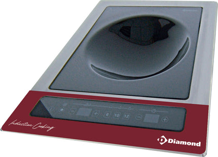 Induction plate "built-in wok" 6 kW-TRI, tactile keys